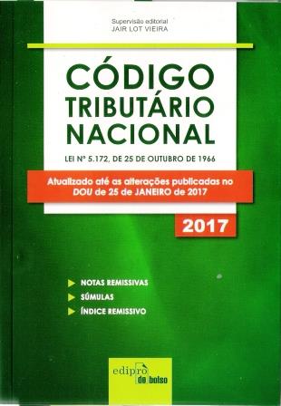 CODIGO TRIBUTARIO NACIONAL - 2017