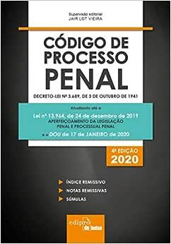 CDIGOS DE PROCESSO PENAL 2020 - MINI