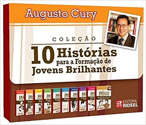 BOX AUGUSTO CURY - 10 HISTÓRIAS PARA A FORMAÇÃO DE JOVENS BRILHANTES ( CONTÉM 10 LIVROS )