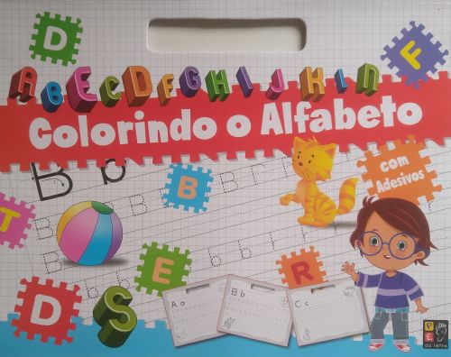 COLORINDO - O ALFABETO COM ADESIVOS