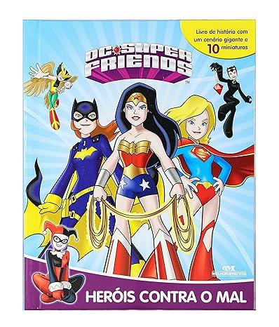 DC SUPER FRIENDS - HERÓIS CONTRA O MAL - ( GRÁTIS CENÁRIO E 10 MINIATURAS )